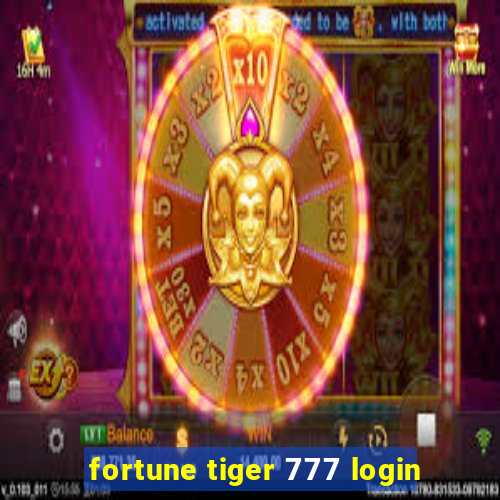 fortune tiger 777 login